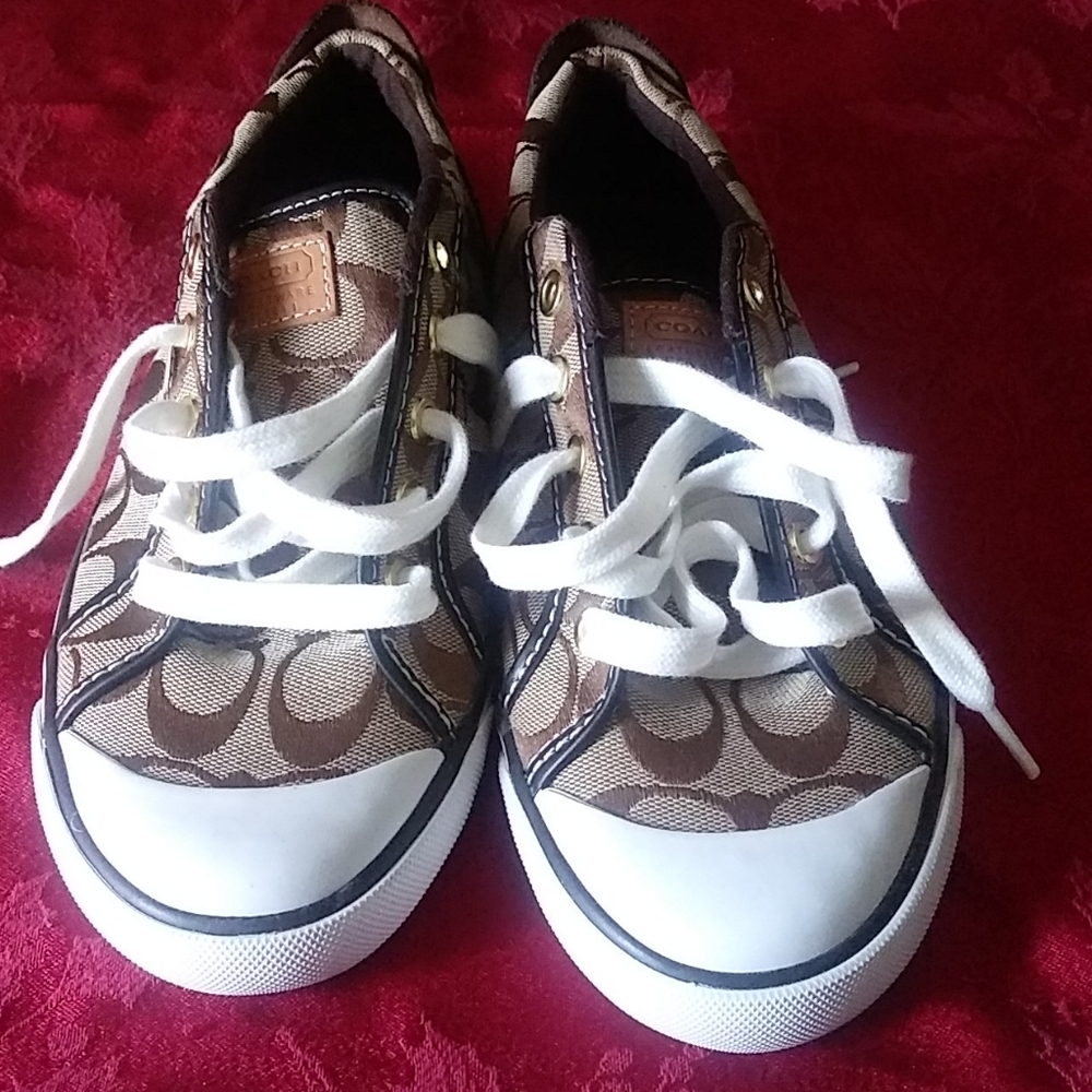 Coach Logo pattern Barrett Sneaker flat